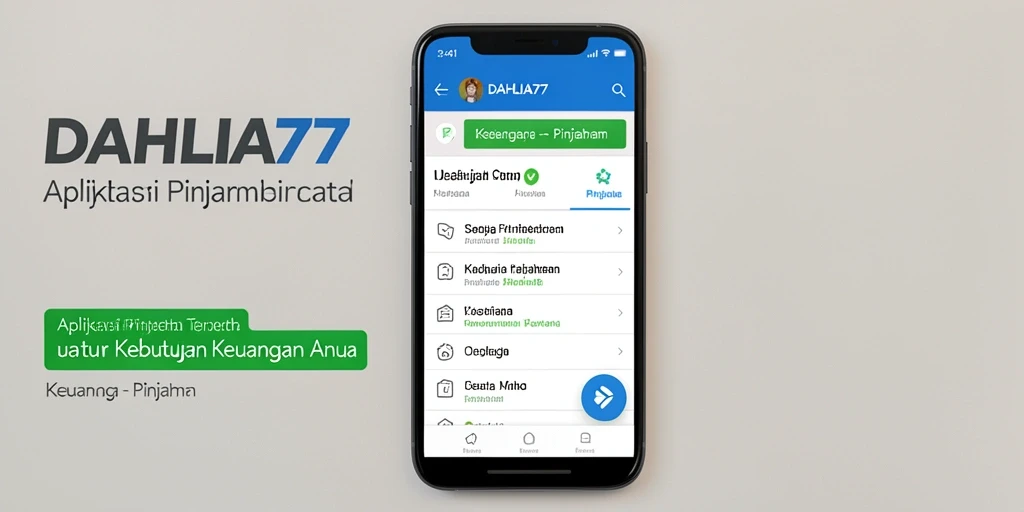 Antarmuka pengguna DAHLIA77 yang intuitif dan mudah digunakan.