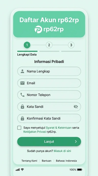 Panduan Membuat Akun Baru rp62rp untuk Android